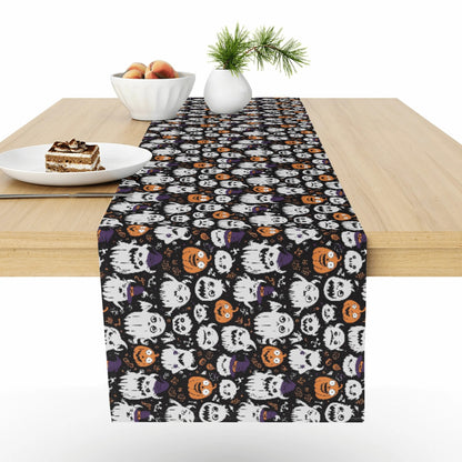 Cute Monster Witches Polyester Table Runner DeRose Seasonal