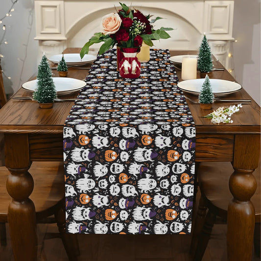 Cute Monster Witches Polyester Table Runner DeRose Seasonal