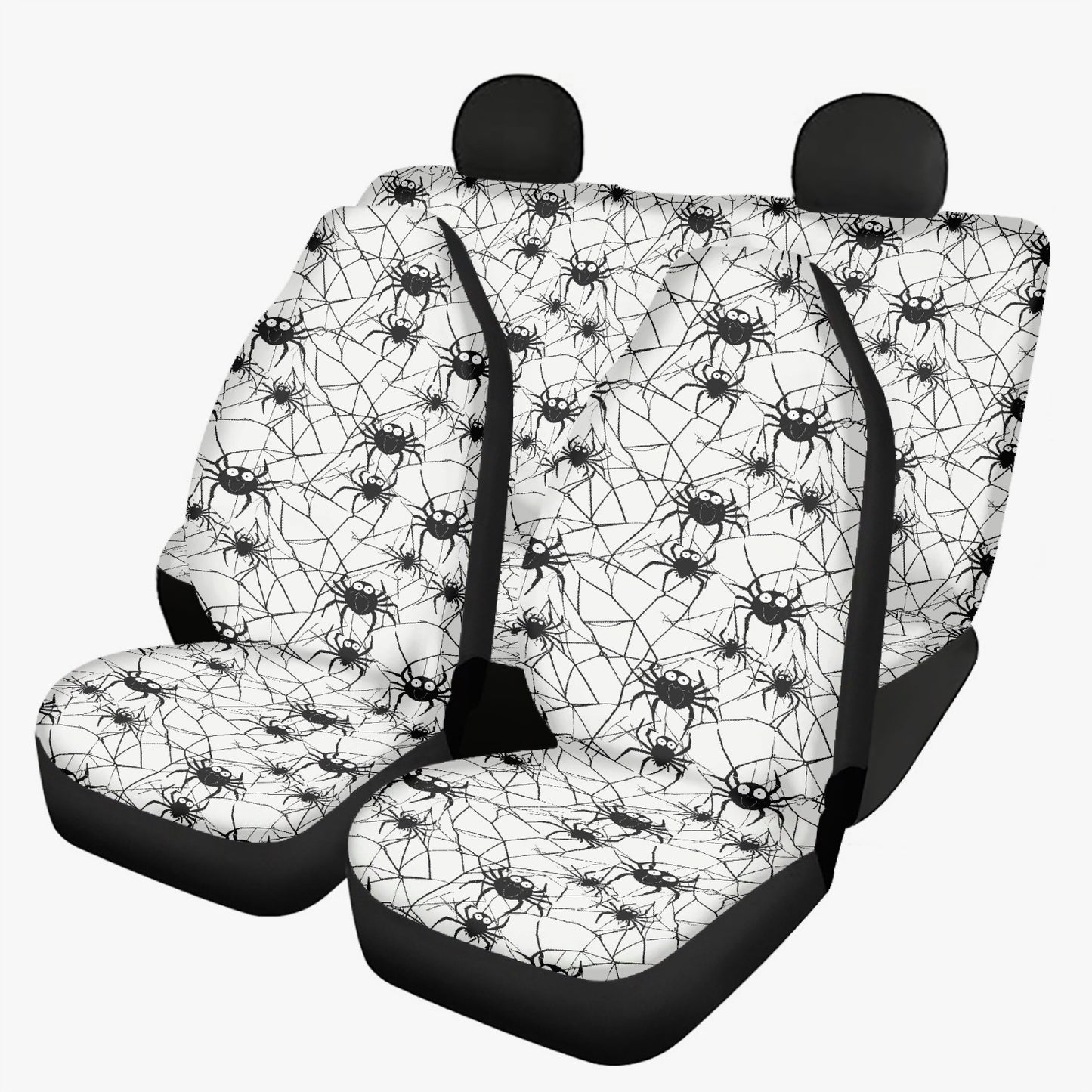 Cute Spider Microfiber Car Seat Covers - 3Pcs DeRose Seasonal