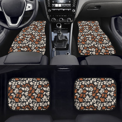 Dark Autumn Car Floor Mats - 4Pcs DeRose Seasonal