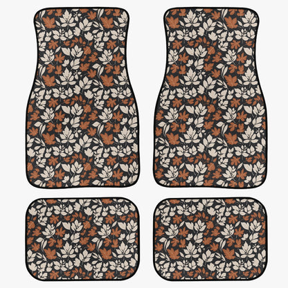 Dark Autumn Car Floor Mats - 4Pcs DeRose Seasonal