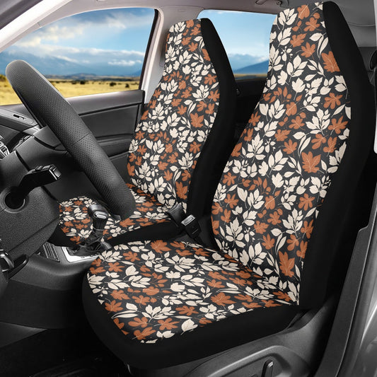 Dark Autumn Microfiber Car Seat Covers - 3Pcs DeRose Seasonal