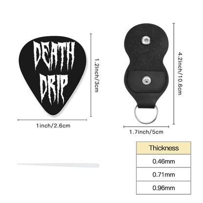 DeathDrip Signature Guitar Plastic Pick DeRose Seasonal