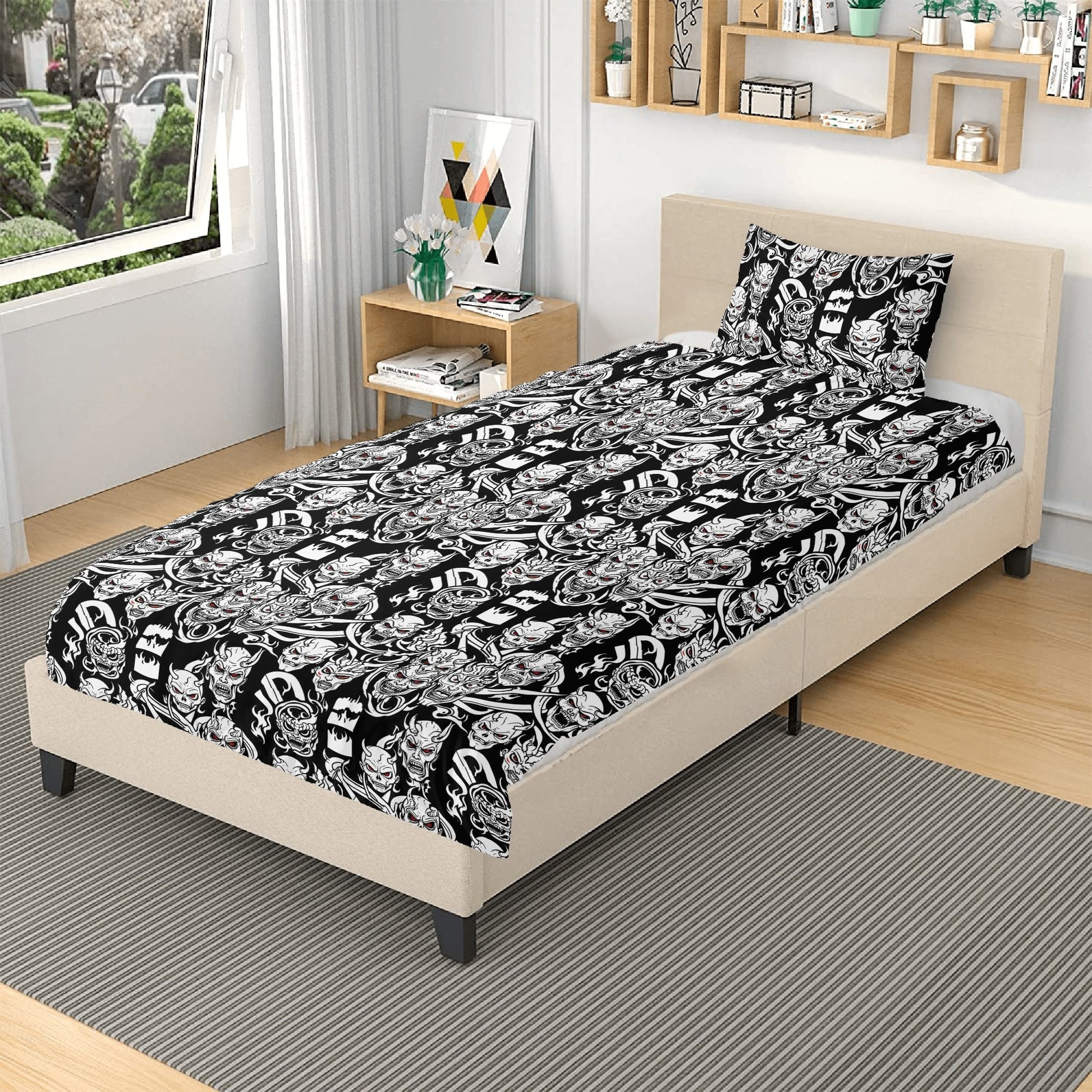 Demon 3 Pcs Beddings DeRose Seasonal