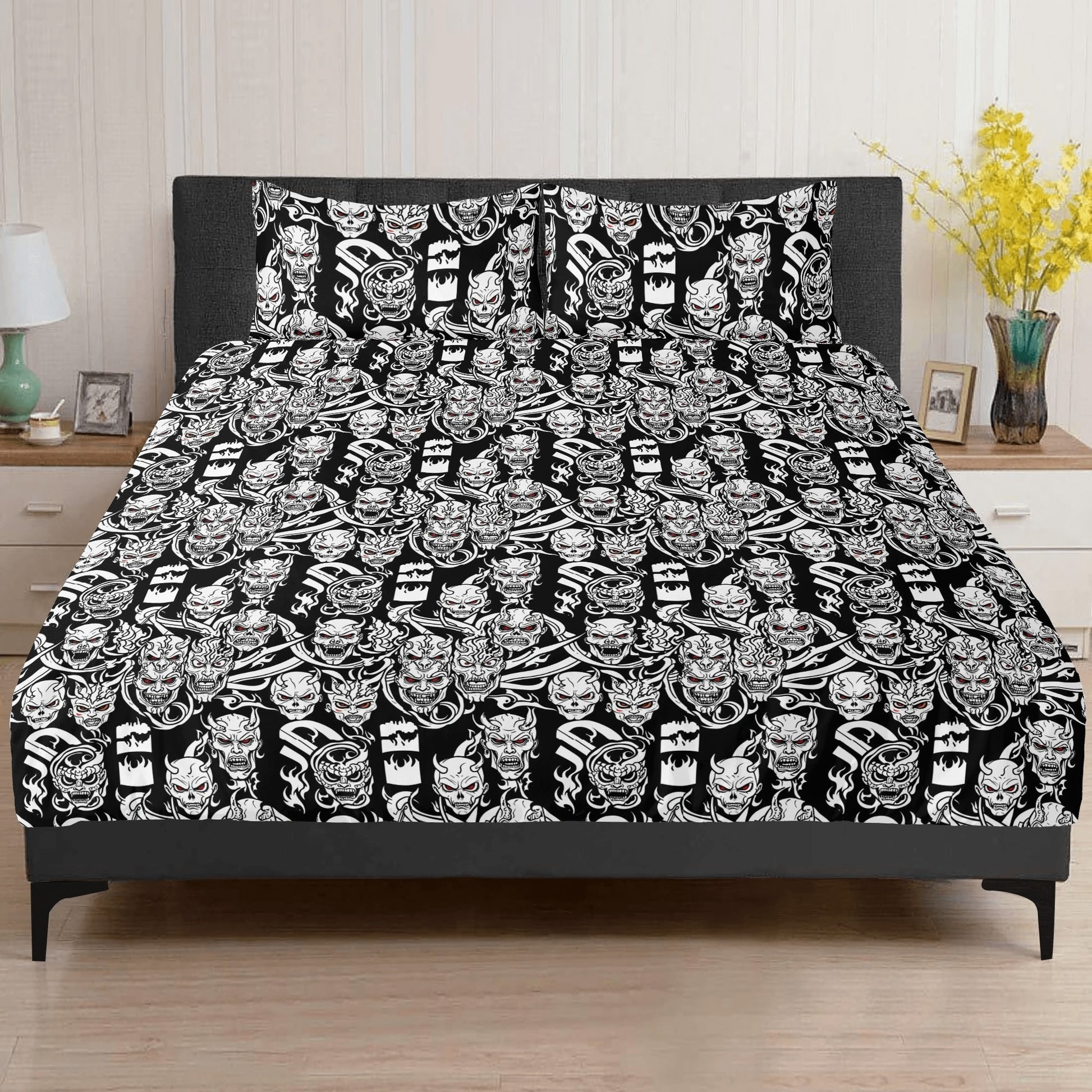 Demon 3 Pcs Beddings DeRose Seasonal