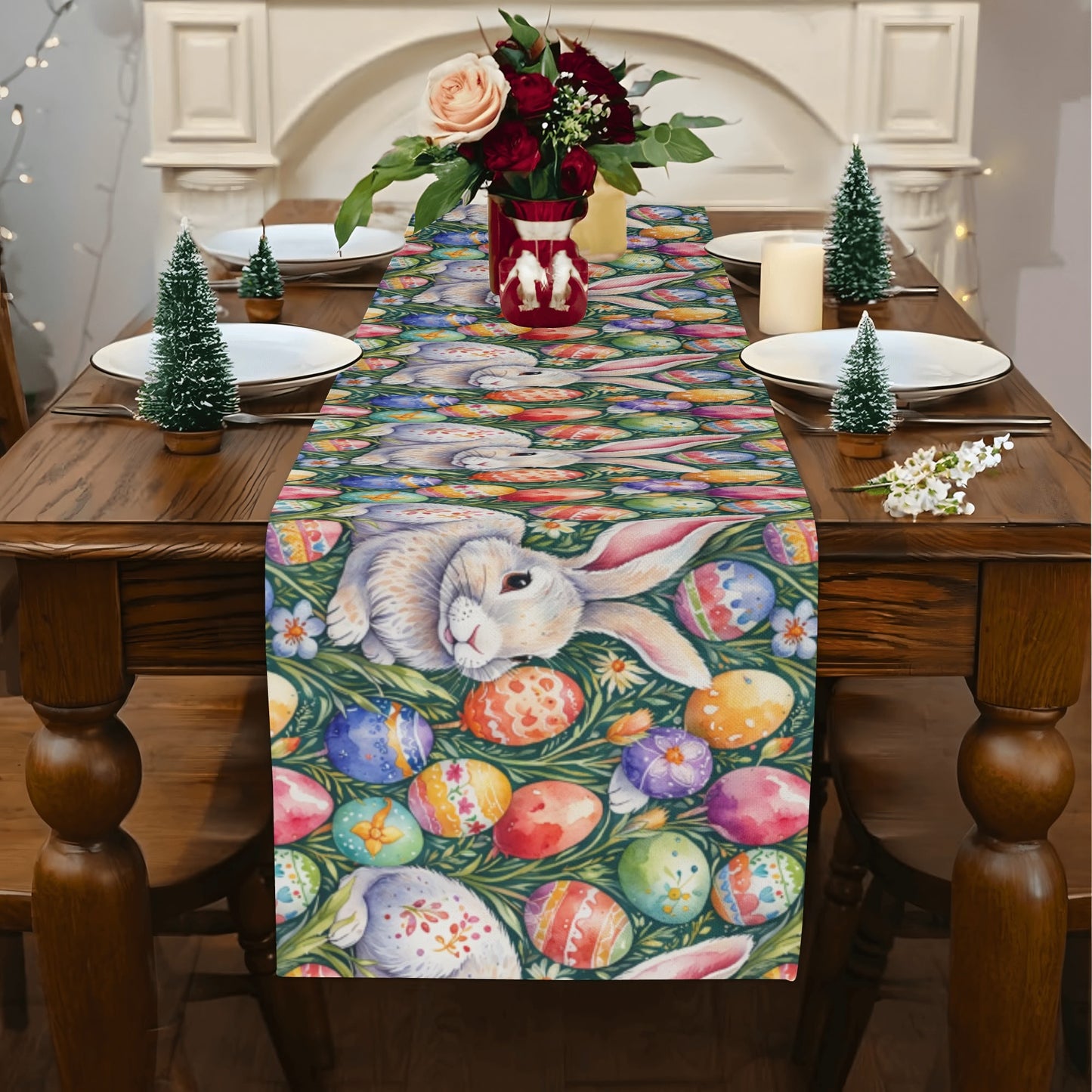 Easter Art Polyester Table Runner DeRose Seasonal