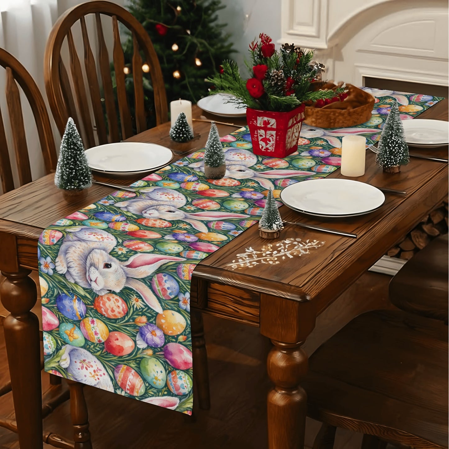 Easter Art Polyester Table Runner DeRose Seasonal