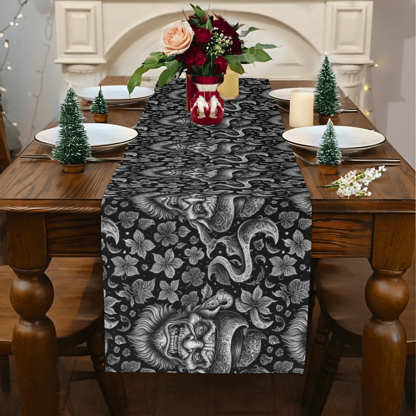 Evil Leprechaun Polyester Table Runner DeRose Seasonal