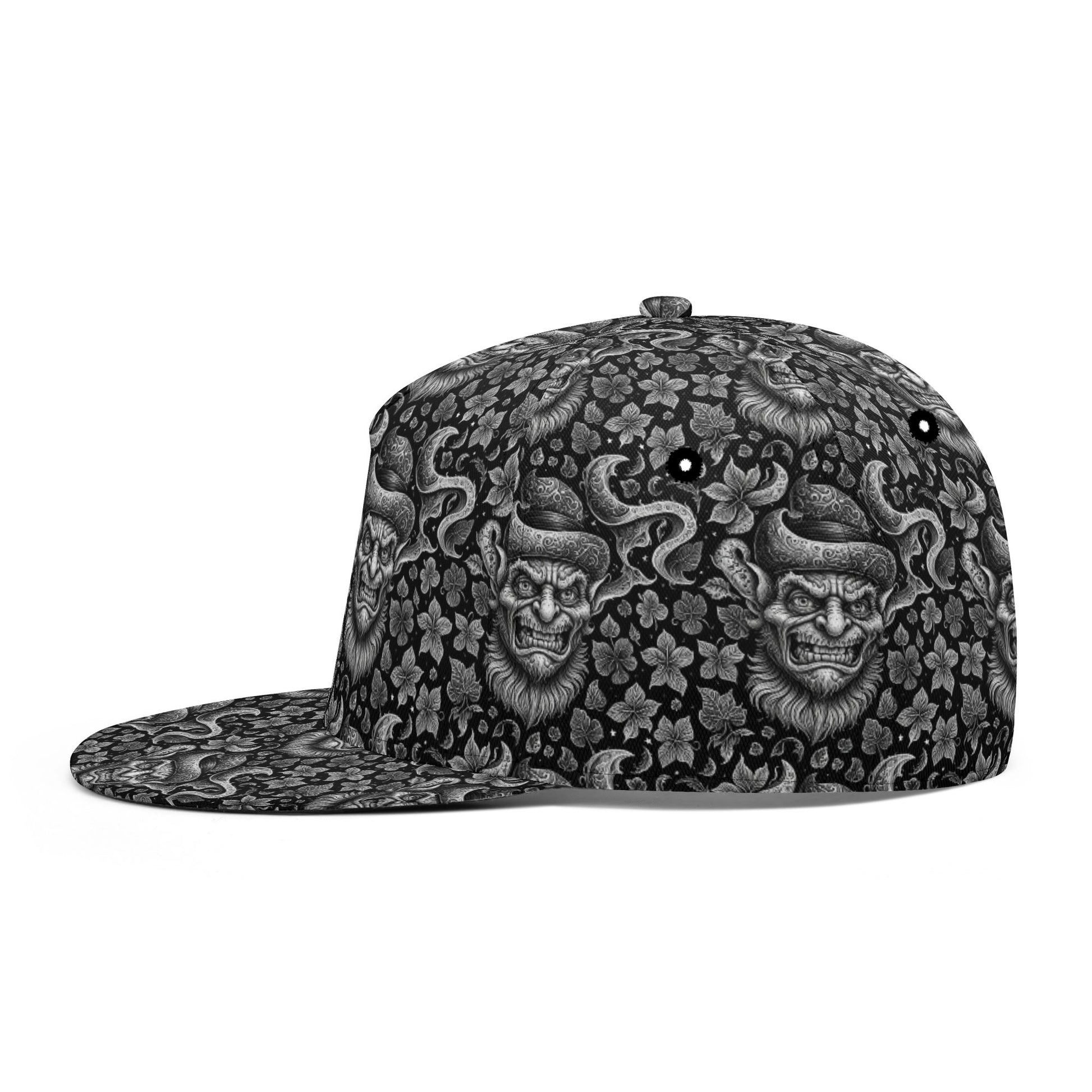 Evil Leprechaun Unisex Classic Snapbacks DeRose Seasonal