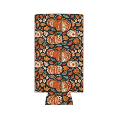 Fall Pumpkin Colorful Can Cooler BOGO 50% Off DeRose Seasonal