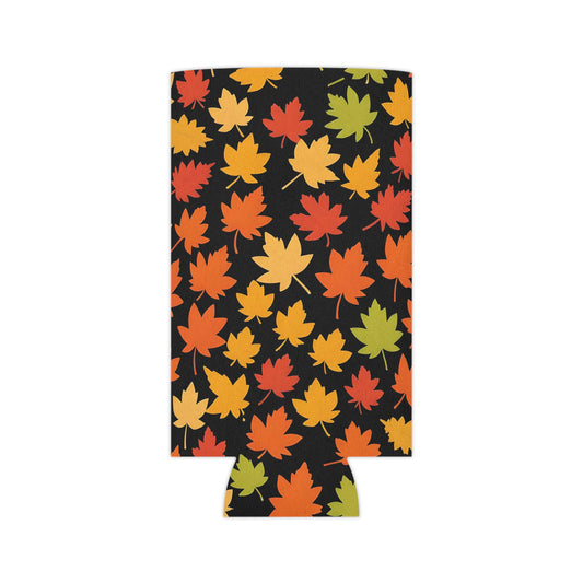 Fall leaves Colorful Can Cooler BOGO 50% Off DeRose Seasonal