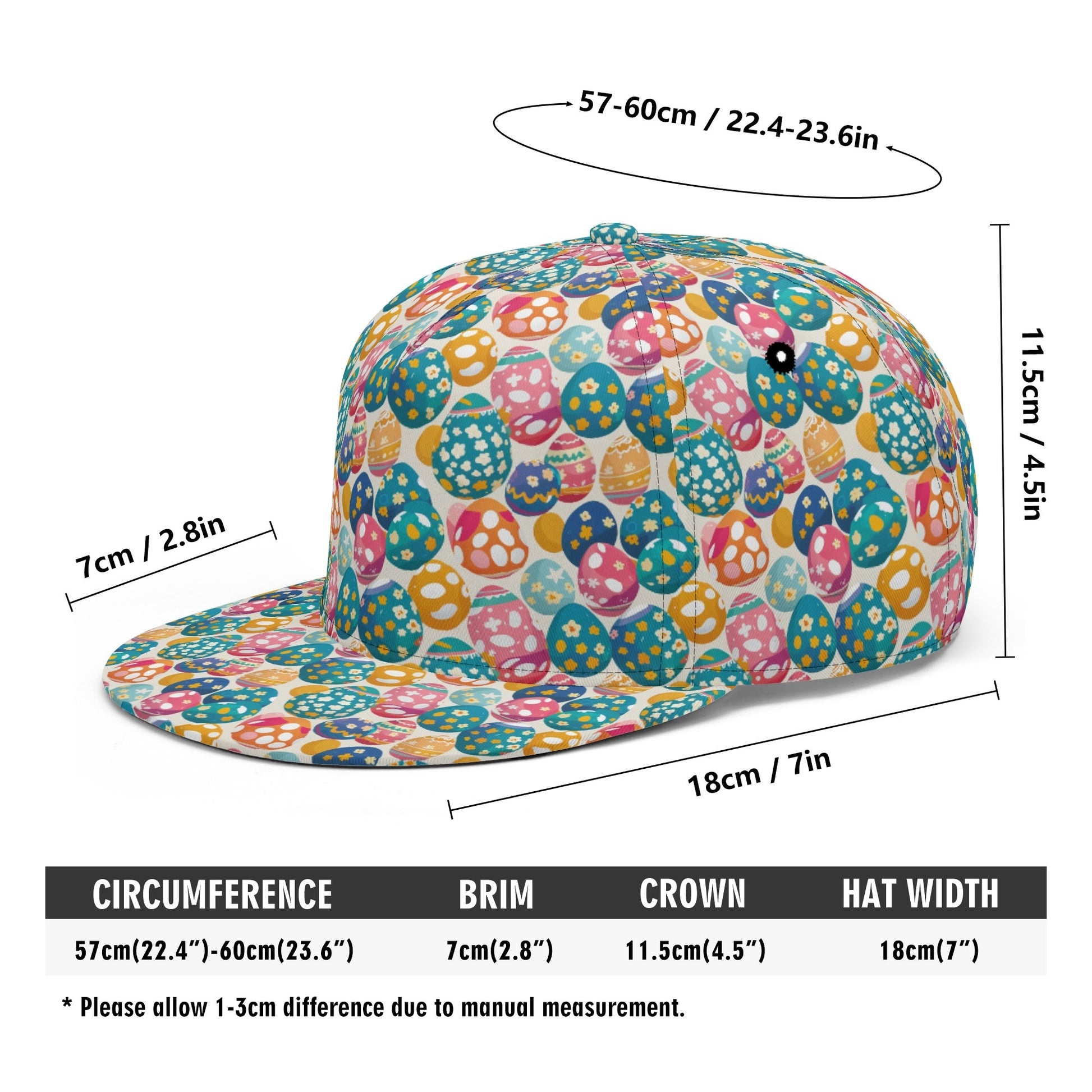 Festive Egg Unisex Classic Snapbacks DeRose Seasonal