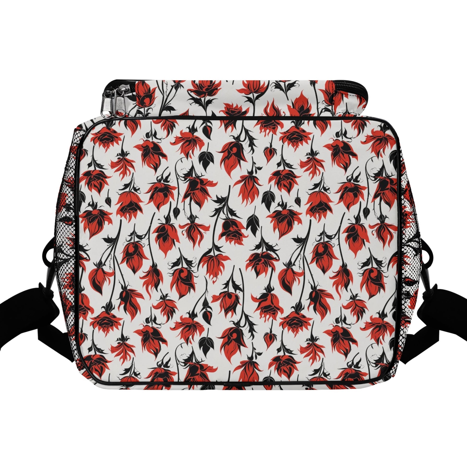 Floral Fire Insulated Leakproof Cooler Bag Lunch Box DeRose Seasonal