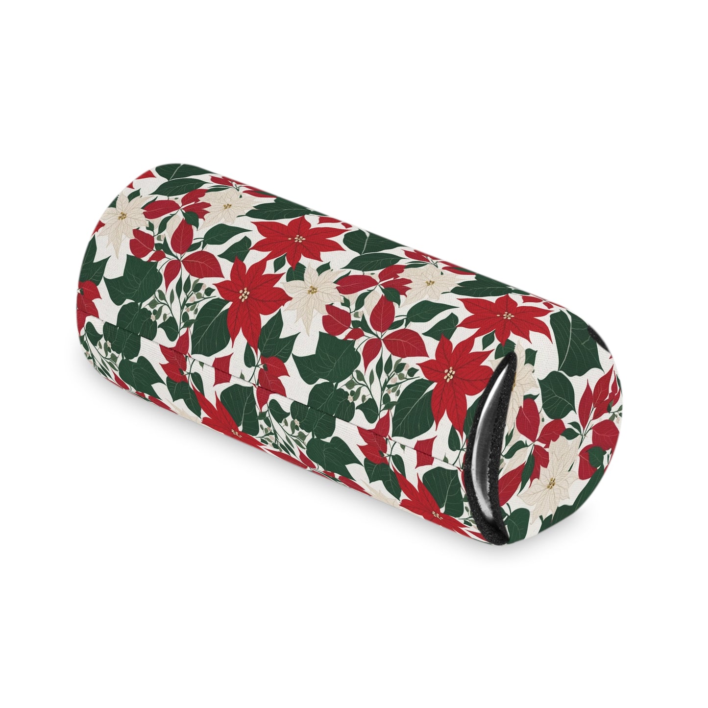 Floral Poinsettia Can Cooler BOGO 50% Off DeRose Seasonal