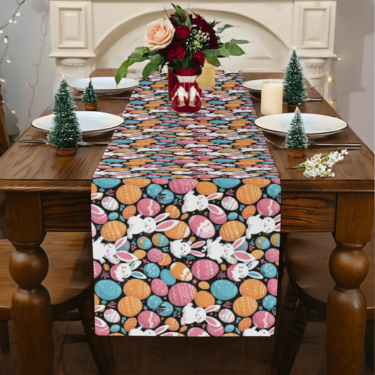 Fun Bunny Polyester Table Runner DeRose Seasonal