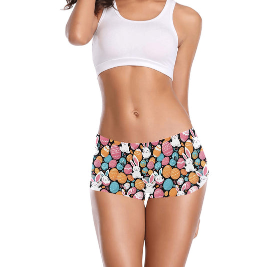 Fun Bunny Women's Underwear Briefs Women's Boyshort Panties (Model L31) DeRose Seasonal