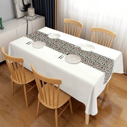 Holly Bow Polyester Table Runner DeRose Seasonal