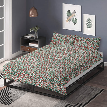 Holly Bows 3 Pcs Beddings DeRose Seasonal