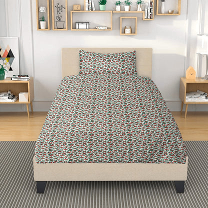 Holly Bows 3 Pcs Beddings DeRose Seasonal