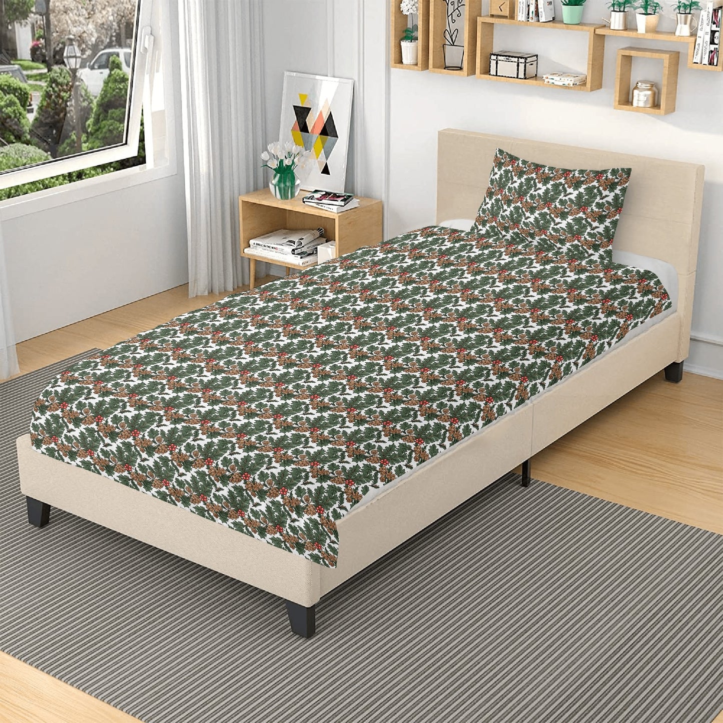 Holly Pine 3 Pcs Beddings DeRose Seasonal