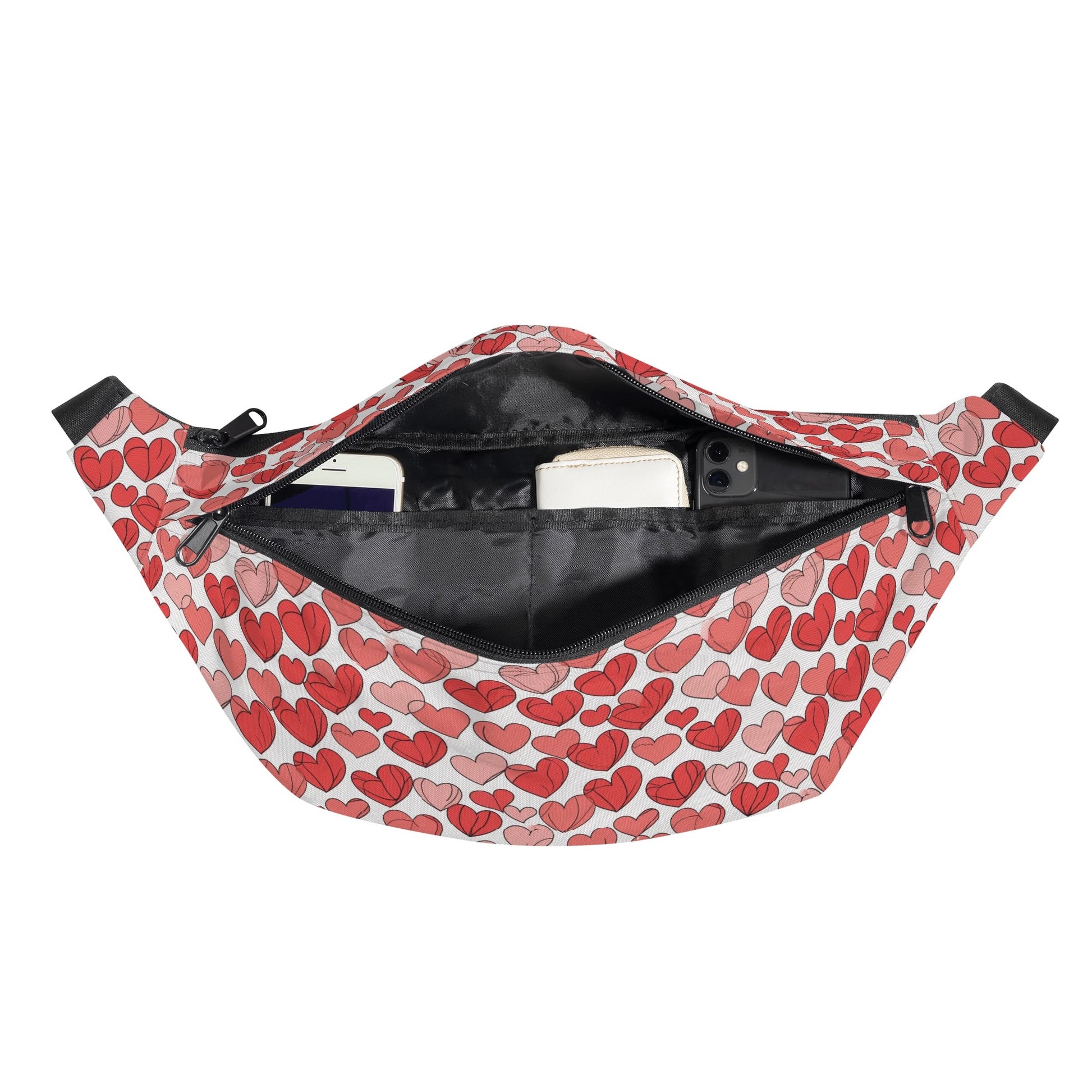 Little Red Hearts Fanny Pack DeRose Seasonal