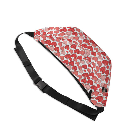 Little Red Hearts Fanny Pack DeRose Seasonal