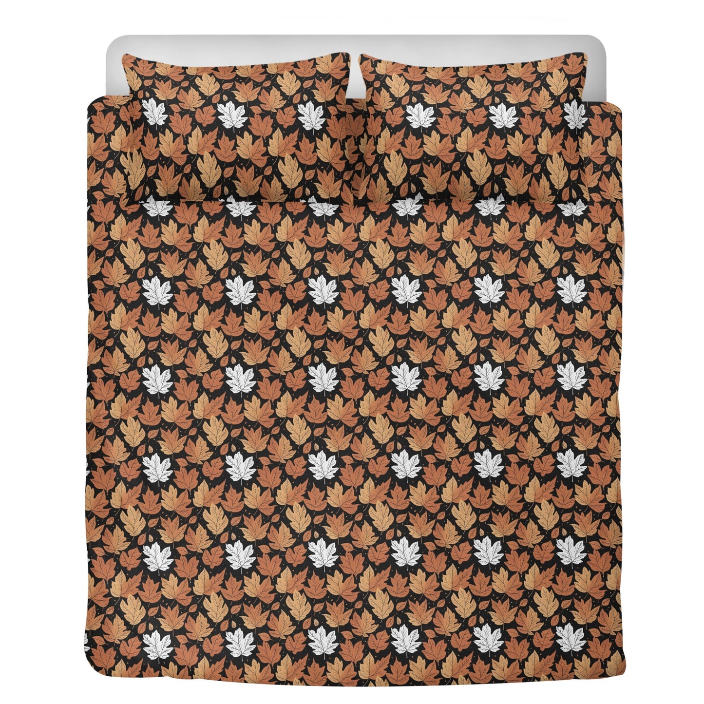 Maple Leaves 3 Pcs Beddings DeRose Seasonal