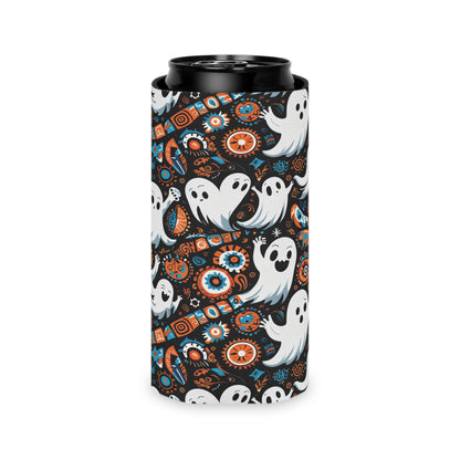 party ghost can koozie