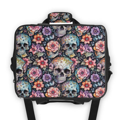 Pastel Floral and Skulls Insulated Leakproof Cooler Bag Lunch Box DeRose Seasonal