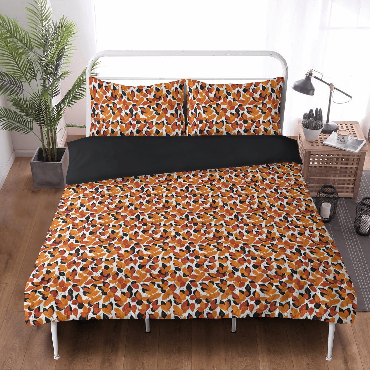 Red Autumn 3 Pcs Beddings DeRose Seasonal