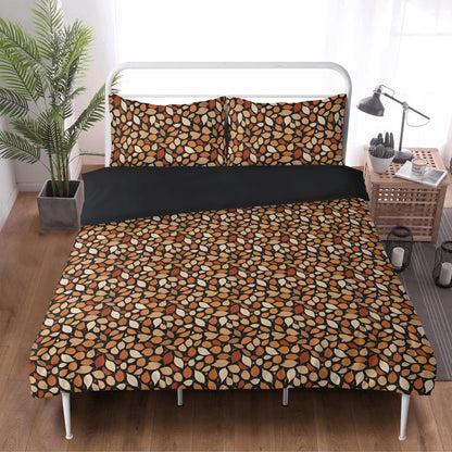 Red Leaves 3 Pcs Beddings DeRose Seasonal