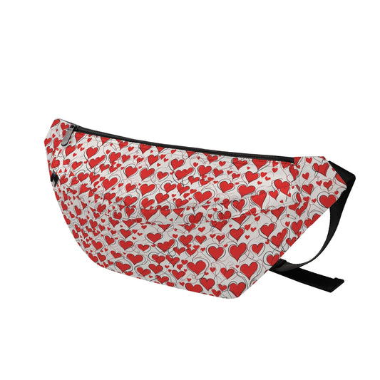 Scribble Hearts Fanny Pack DeRose Seasonal