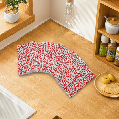 Scribbled Hearts Hand Towels (6 Pcs) DeRose Seasonal