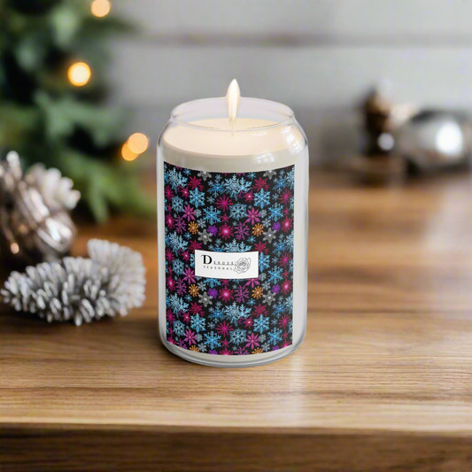 Seasonal Scented Candle - 13.75oz Aromatic Decor DeRose Seasonal