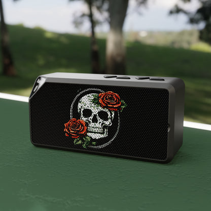 skull and rose bluetooth speaker