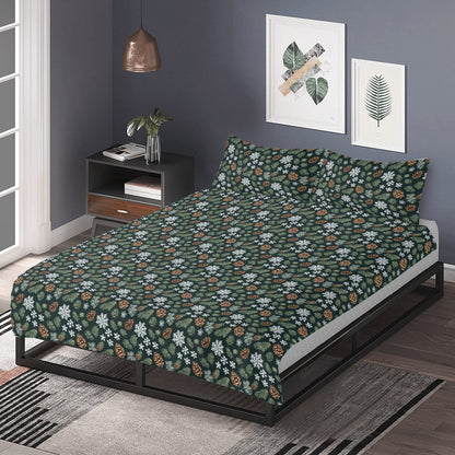 Snowflake Pine 3 Pcs Beddings DeRose Seasonal