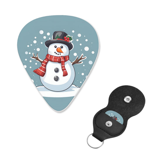 Snowman Guitar Plastic Pick DeRose Seasonal