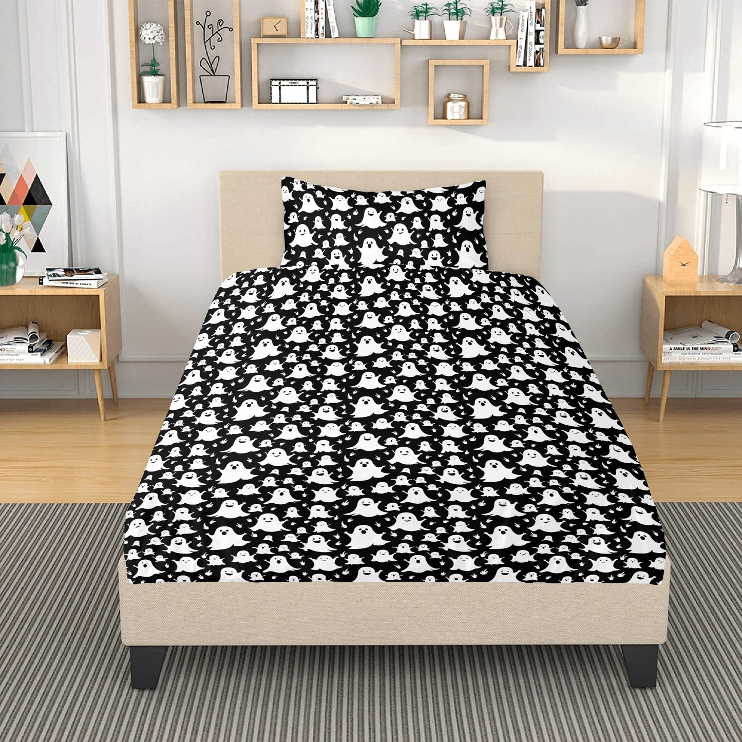 Spooky Ghost 3 Pcs Beddings DeRose Seasonal