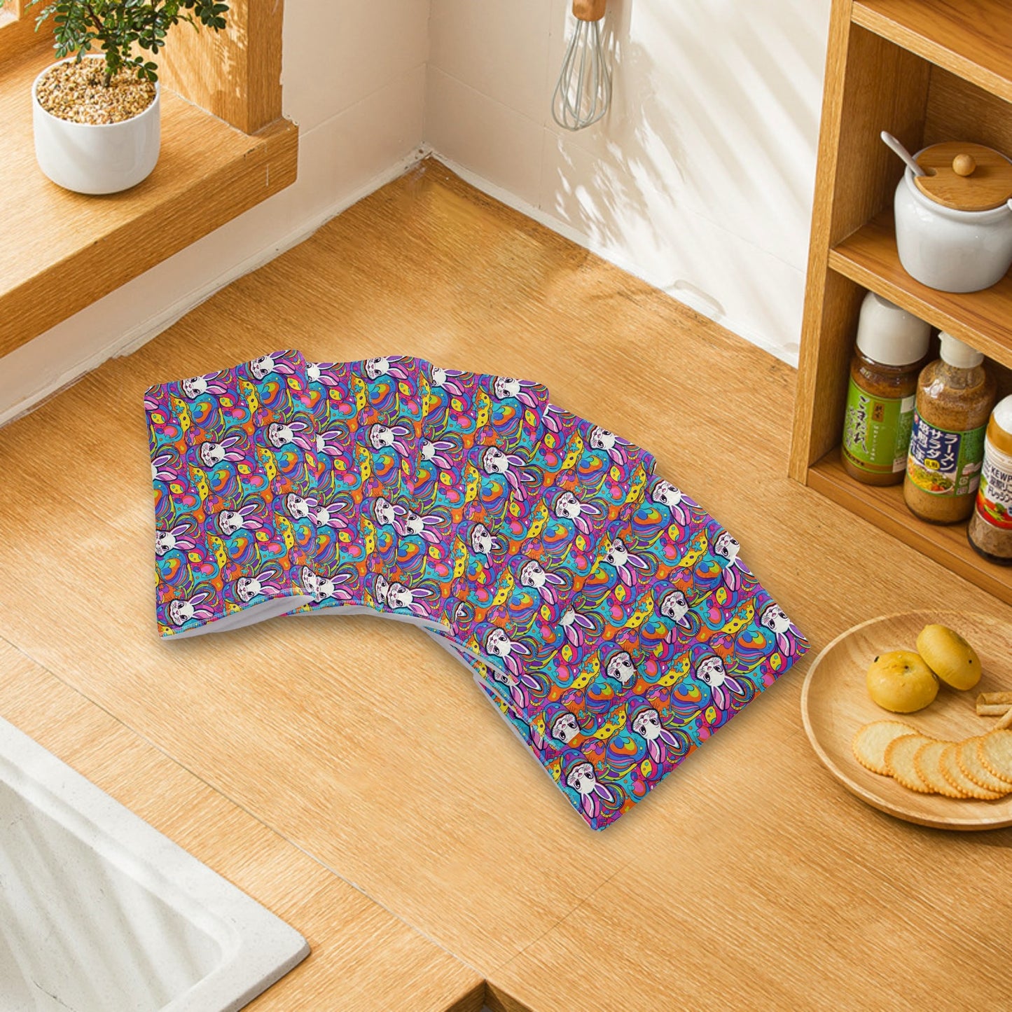 Trippy Bunny Hand Towels (6 Pcs) DeRose Seasonal