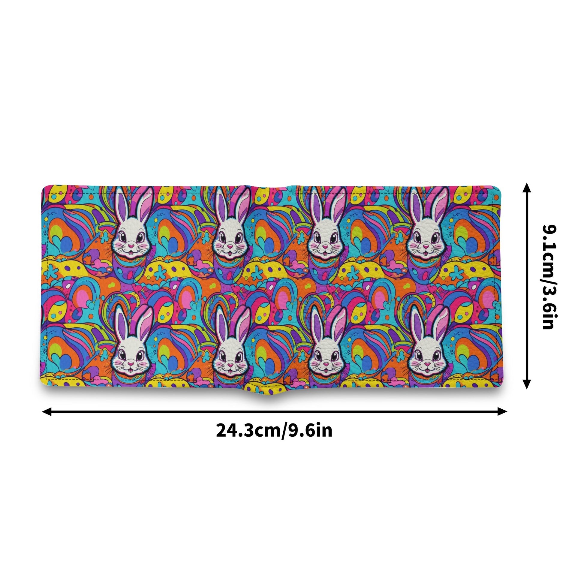 Trippy Bunny Leather Folded Wallet DeRose Seasonal