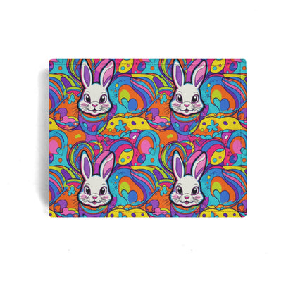 Trippy Bunny Leather Folded Wallet DeRose Seasonal