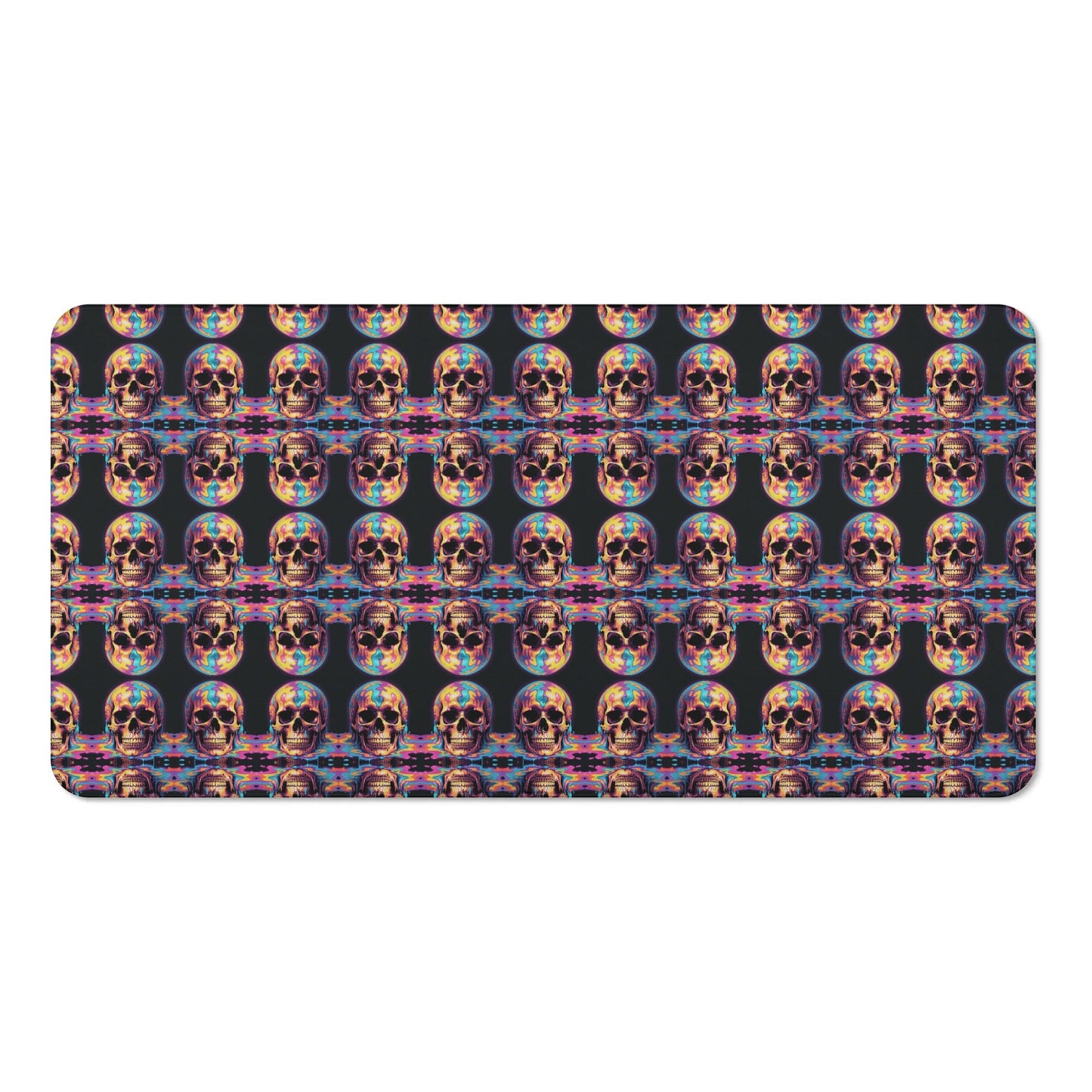 Trippy Skull Bath Towel DeRose Seasonal