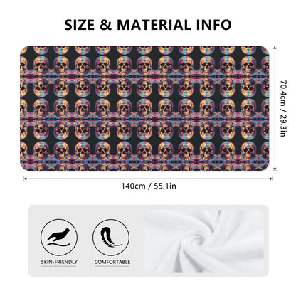 Trippy Skull Bath Towel DeRose Seasonal