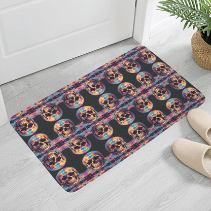 Trippy Skulls Plush Doormat DeRose Seasonal