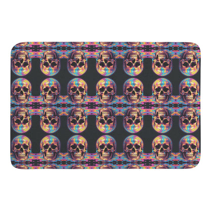 Trippy Skulls Plush Doormat DeRose Seasonal