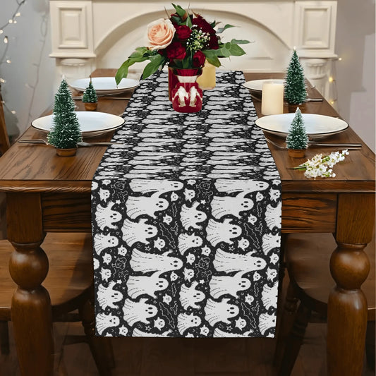 Vintage Ghost Polyester Table Runner DeRose Seasonal