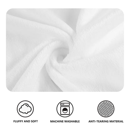 White Clover Flannel Breathable Blanket 4 Sizes DeRose Seasonal