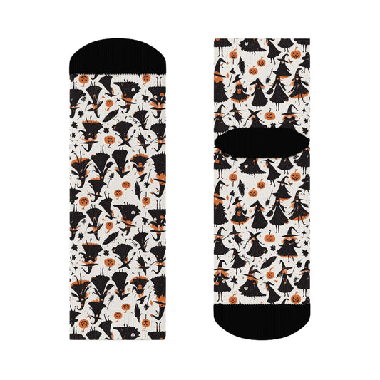 Witch Crew Socks 3 sizes DeRose Seasonal