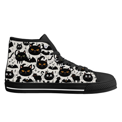 Womens Rubber High Top Crazy Cat Canvas Shoes DeRose Seasonal