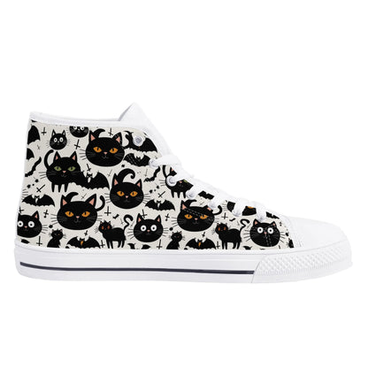 Womens Rubber High Top Crazy Cat Canvas Shoes DeRose Seasonal